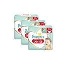 Kit Com 3 Fraldas Pampers Premium Care Pants