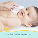 Kit com 12 Pacotes de Lenços Umedecidos Pampers Higiene Completa de 48 Unidades
