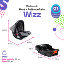 Bebê Conforto Wizz com Base
