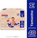 Kit com 4 Fraldas Turma da Mônica Baby Giga Premium