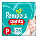 Kit Com 3 Fraldas Pampers Pants Ajuste Total