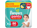 Kit Com 3 Fraldas Pampers Pants Ajuste Total