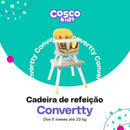 Cadeira de Refeição Convertty 8 em 1
